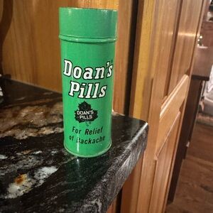 Doan's Pills Green Vintage Tin